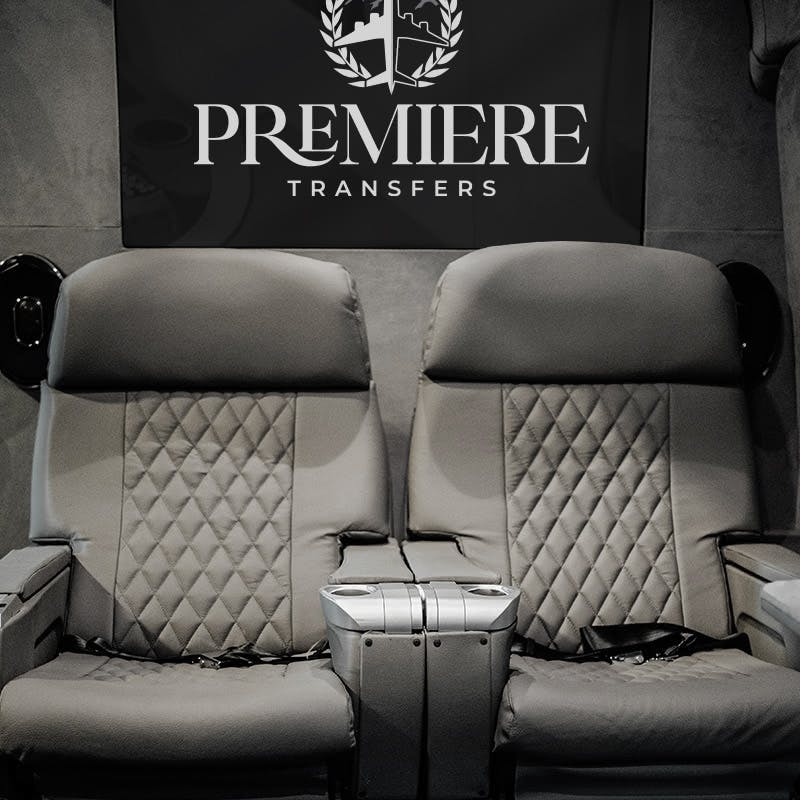 Private jet style seats in a chauffeur driven van | LuxVan Melbourne